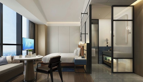 Standard Room, 1 King Bed, City View