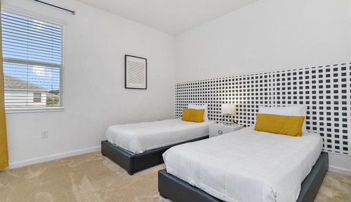 Double Room, 2 Twin Beds, Private Bathroom, Resort View