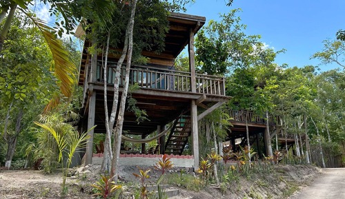 Cabin, partial lagoon view