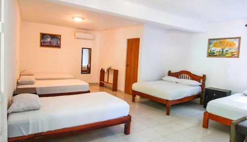 Family Room, Multiple Beds, Refrigerator