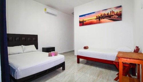 Comfort Room, 2 Double Beds, Refrigerator