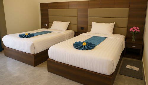 Twin Room, Balcony, Garden View