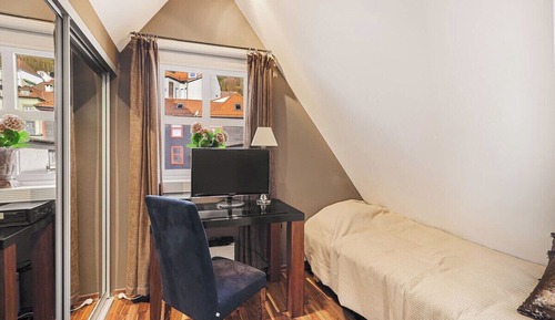 Deluxe Apartment, 2 Bedrooms, Fireplace, City View