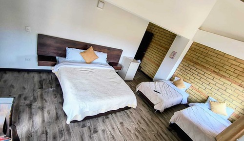 Quadruple Room, Balcony, Hill View