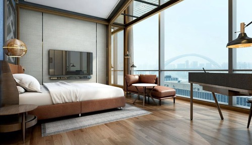 Deluxe Room, 1 King Bed, River View