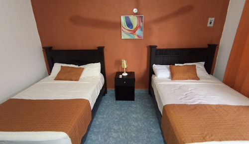 Basic Room, 2 Queen Beds, Air conditioning