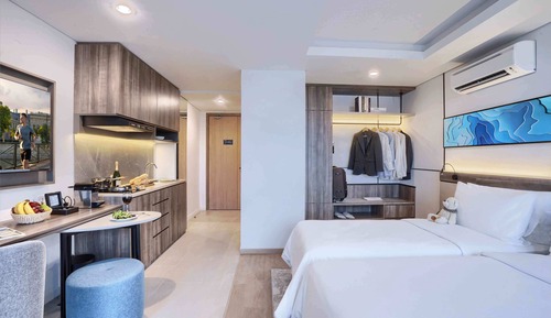 Premier Studio, 2 Twin Beds