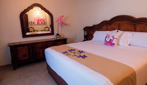 Deluxe Double Room, 1 King Bed, Refrigerator, Garden View