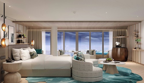 Suite, 1 King Bed, Non Smoking, Sea View (Balcony)