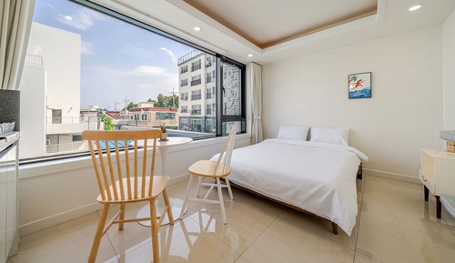 Basic Room, 1 Bedroom (Room 405(Half Ocean View/Private BBQ))