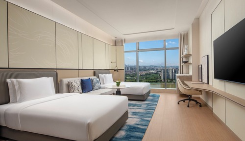 Standard Room, 2 Double Beds, Club Lounge Access