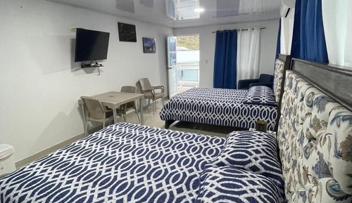Superior Quadruple Room, 2 Double Beds, Ocean View