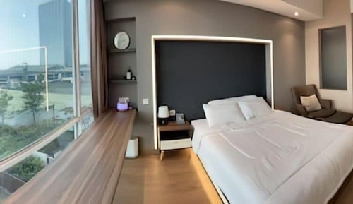 Superior Studio, 1 Queen Bed, Kitchen, City View