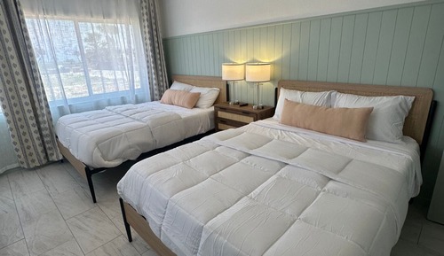 Suite, Multiple Beds, Kitchen, Beach View