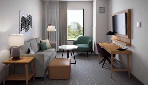 Suite, 1 Bedroom, Kitchen