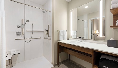 Studio Suite, 1 King Bed, Roll-in Shower, Kitchen (Roll in Shower)