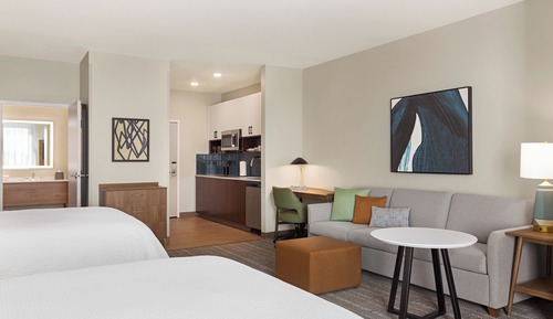 Studio Suite, 2 Queen Beds, Accessible Bathtub, Kitchen (Accessible Tub)