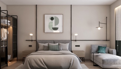 Double or Twin Room, Balcony, Garden View