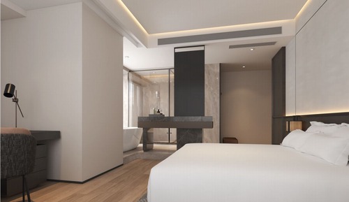Elite Room, 1 King Bed, Refrigerator, River View