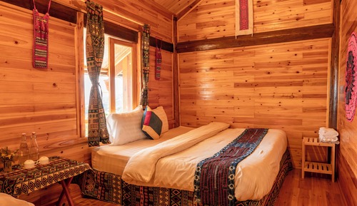Panoramic Quadruple Room, Balcony, Mountain View