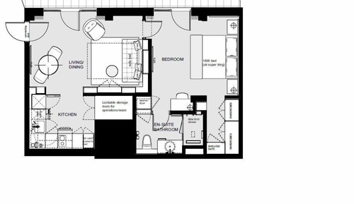 Apartment, 1 Bedroom, Patio
