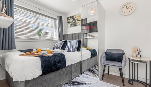 Luxury Double Room, Kitchen, Garden View