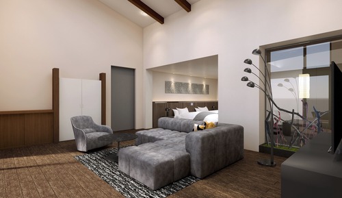 Souten - Guest room with open-air bath and sauna overlooking Mt. Fuji and Suruga Bay