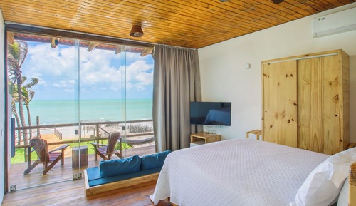 Deluxe Double Room, Balcony, Beach View
