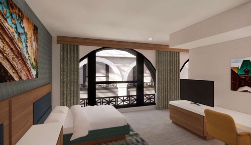 Room, 1 King Bed (Arcade View)