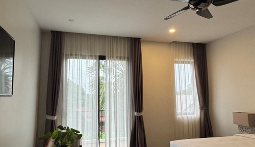 Junior Double or Twin Room, Balcony, Garden View