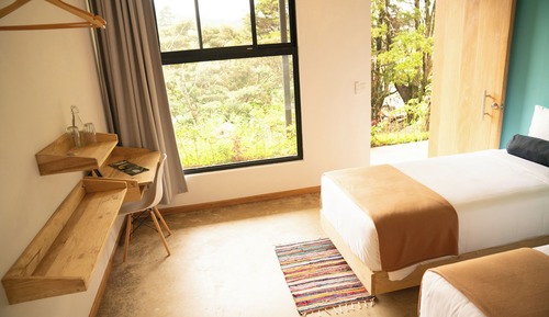Quadruple Room, Patio, Hill View