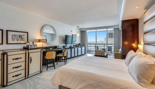 Studio, 1 King Bed with Sofa bed, Balcony, Ocean View