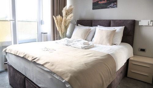 Premier Double Room, Patio, City View
