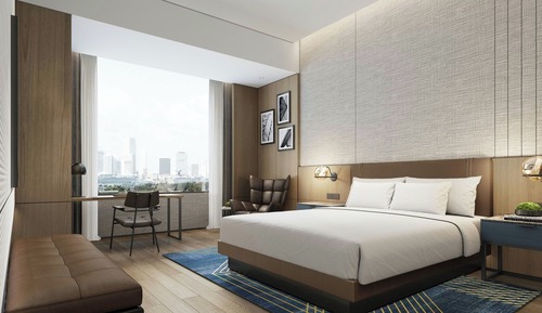 Deluxe Room, 1 King Bed, City View