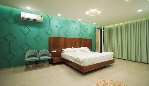 Deluxe Quadruple Room, Balcony, Garden View