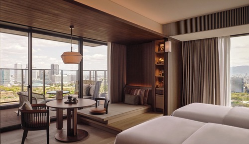 Suite, 2 Double Beds (Urban | Osaka Castle View)