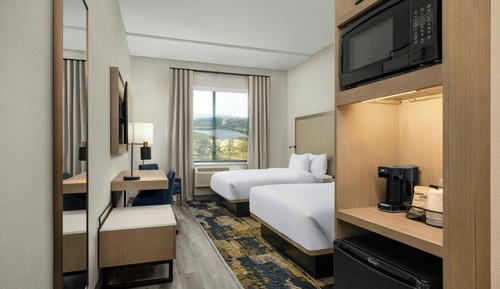 Standard Room, 2 Queen Beds (Mobility Accessible, Tub)