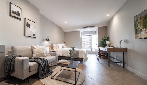 Deluxe Studio, 2 Twin Beds