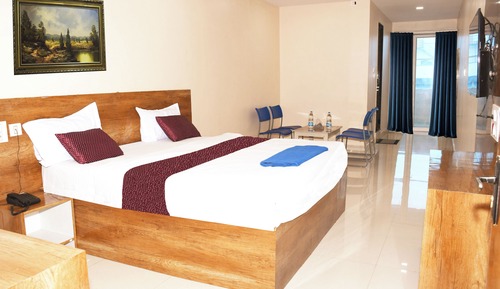 Basic Double Room, Balcony, City View
