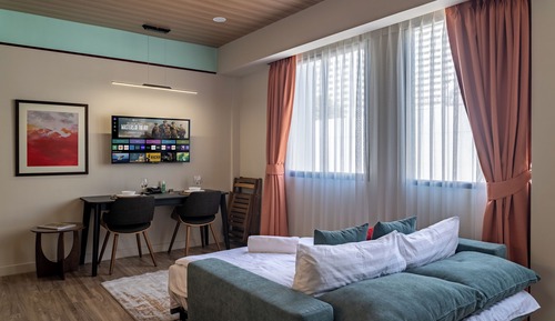 Deluxe Studio, 1 Bedroom, Kitchenette, Courtyard View