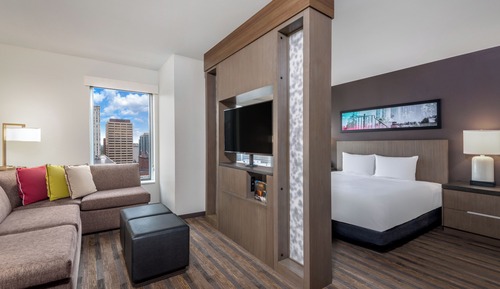 Studio, 1 King Bed with Sofa bed (High Floor)
