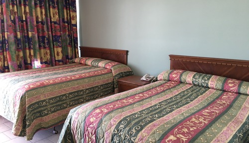 Standard Room, 2 Double Beds, Refrigerator & Microwave (Non-Smoking)