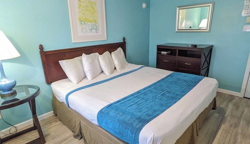Standard Room, 1 King Bed, Refrigerator & Microwave