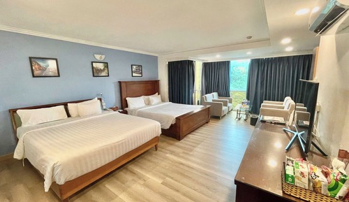 Grand Room, 2 Double Beds, City View