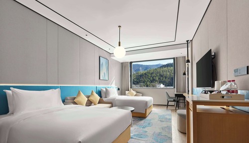 Room, 2 Twin Beds, Mountain View