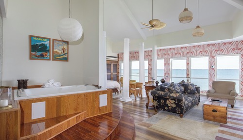 Luxury Penthouse, 1 King Bed, Fireplace, Bay View (Jacuzzi Hang5)