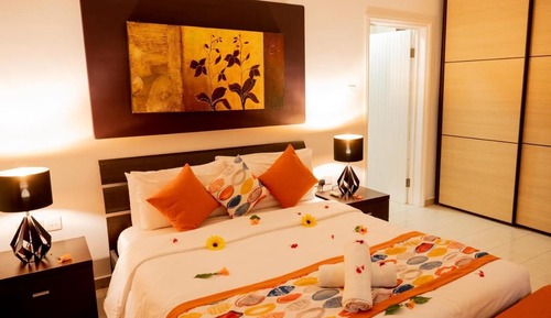 Comfort Apartment, Balcony, Garden View