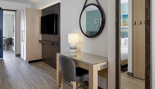 Suite, 2 Queen Beds, Balcony, Partial View