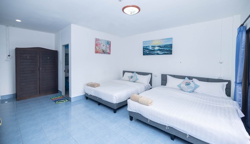 Comfort Quadruple Room, Balcony, City View
