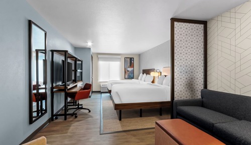 Room, 2 Queen Beds, Non Smoking (Efficiency)